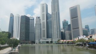 サウスブリッジロードから見るシンガポール川