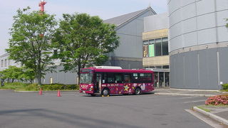 市街地を縫うように走ります