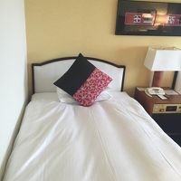 ベッドメイクもばっちり。気持ちがいい。