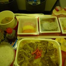 復路の機内食