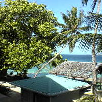 部屋のテラスからの風景