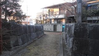 前橋城の貴重な遺構