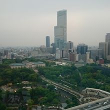 屋外展望台からの景色