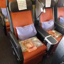 往路：JAL SKY PREMIUM