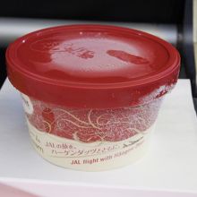 往路：デザートはハーゲンダッツアイス（クッキー&クリーム）