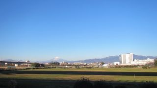 相模川八景「寒川宮山の富士」がきれい