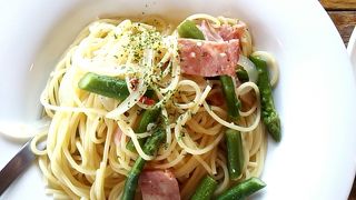 昔からある、パスタとピザのお店