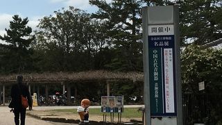 仏像館は休館中でした