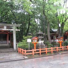 神社内部です