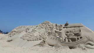 海雲台砂祭り！