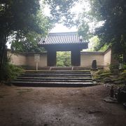 寂びた禅宗寺院