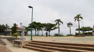 美浜アメリカンビレッジに隣接するビーチ