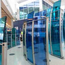 ゲート内の展示