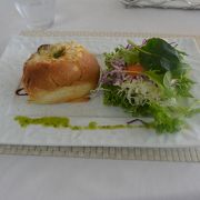 雰囲気のいいオープンカフェ