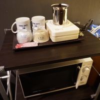 電子レンジがありました。