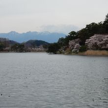 湖と那須連山