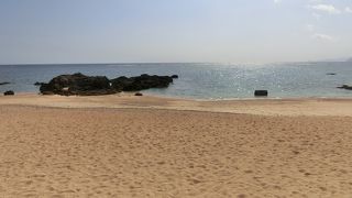 ばしゃ山村海水浴場がある綺麗な海岸です