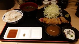 初めて牛カツ頂きました。