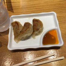ラーメン定食の餃子
