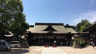 小倉城のすぐそば