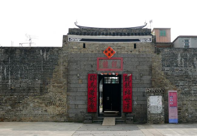 城壁が素晴らしい　小坑村からののどかな散歩が素敵