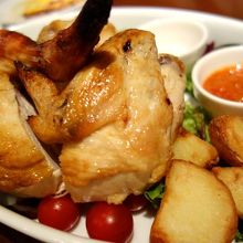 名物ロテサリーチキン