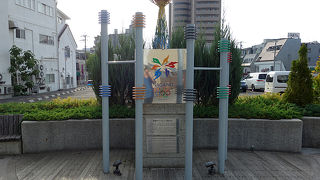 オリンピックを記念する広場