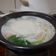 温泉湯豆腐