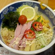 サラダ冷麺おいしかった　夏の暑いときには最高！