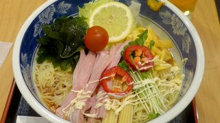 サラダ冷麺おいしかった　夏の暑いときには最高！