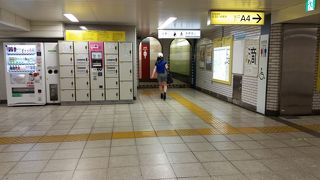 ロッカーあります。