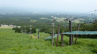 桝水高原スキー場で天空リフト