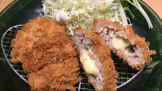 出国前にとんかつ