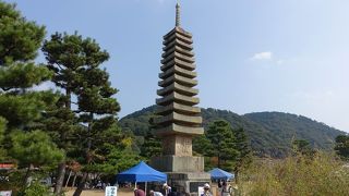 中洲にある日本最古の石塔