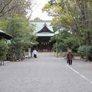 市街地とは思えない静かな雰囲気