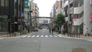 かつては外国の人々が通行した道です。