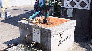 綺麗な湧き水が出る井戸！