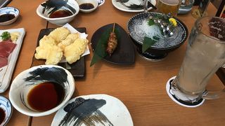 開放感がある居酒屋