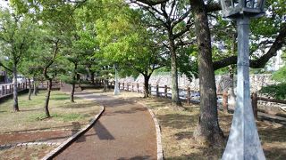 東海道五十三次をモチーフに造られた公園