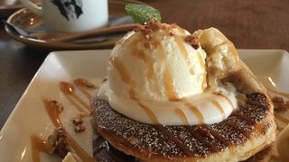 広い空間がとても居心地いいカフェ