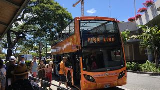 オハナ系列ホテルはルームキーをみせて乗車