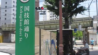 相撲の街らしい通りだと思いました