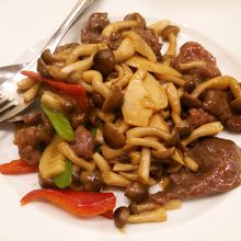 牛肉のオイスターソース