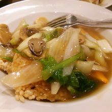 五目野菜のおこげ