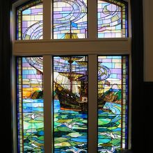 横浜市開港記念会館　ステンドグラスその4