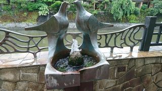 川沿いの遊歩道