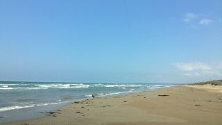 雄大な日本海を横目に砂浜を疾走！！