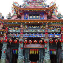 龍虎塔の塔の上からも見えていた正面