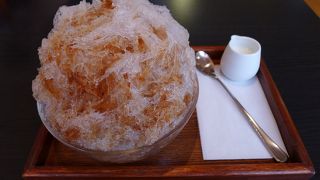 ふわっふわのかき氷