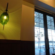 素敵な店内、少し早い夕食楽しみました！